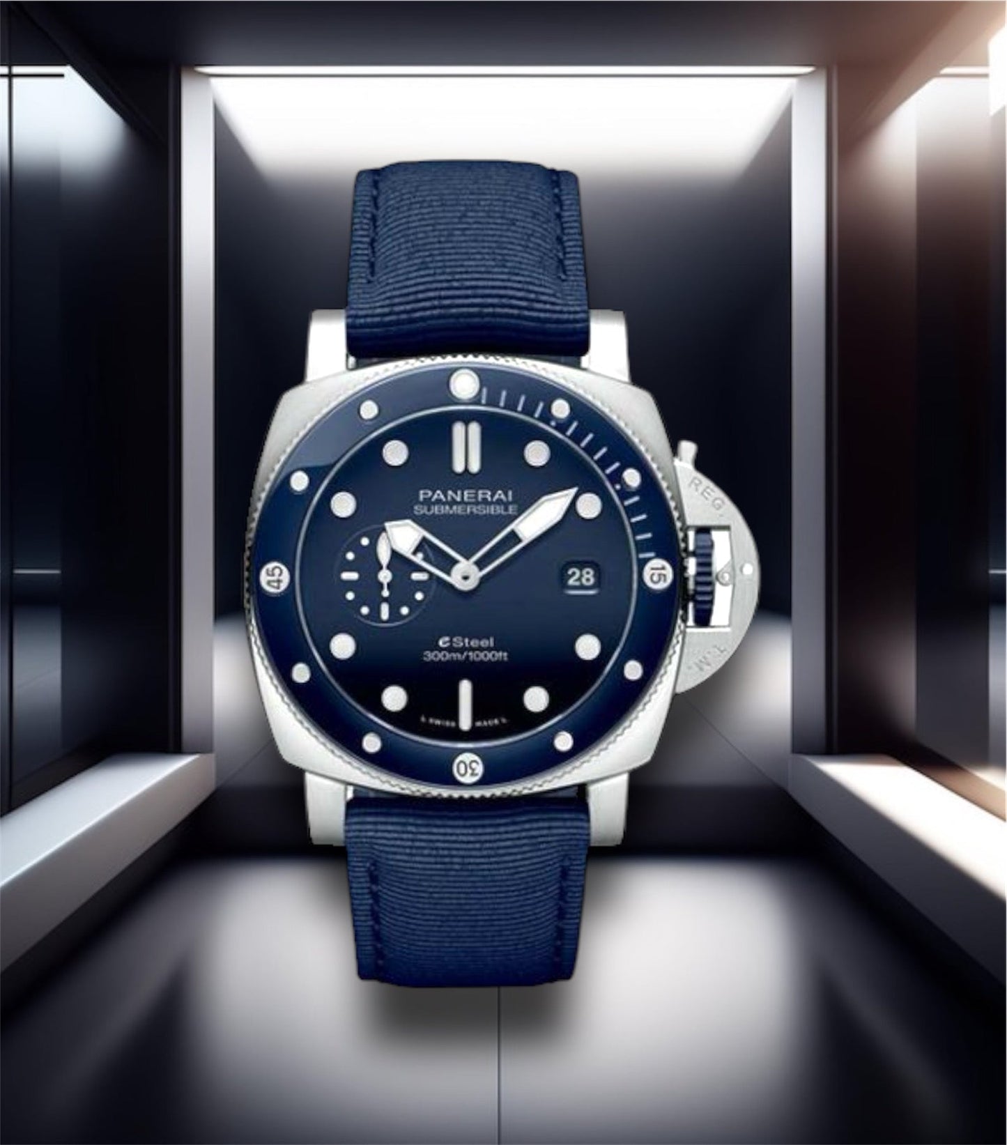 Panerai Submersible Quarantaquattro Esteel Blu Profondo 44mm