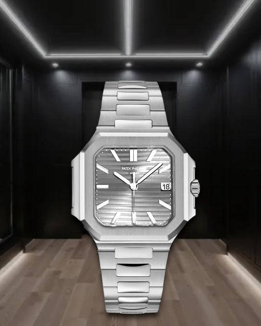 Patek Philippe Cubitus Silver Dial 45mm