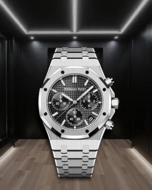 Audemars Piguet Royal Oak Steel Chronograph Black Dial 41mm