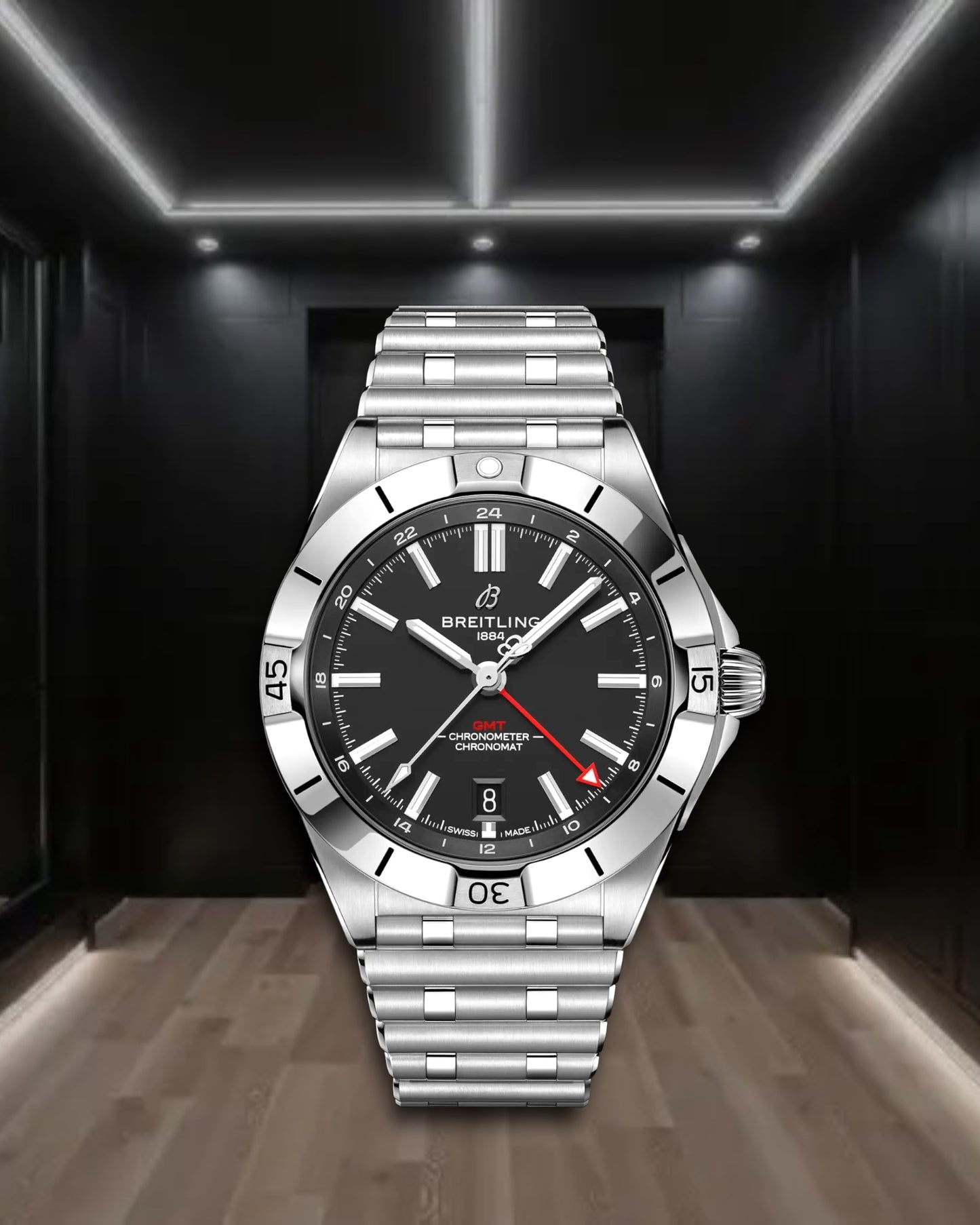 Breitling Chronomat Automatic GMT Black Dial 40mm