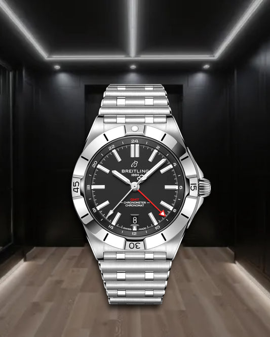 Breitling Chronomat Automatic GMT Black Dial 40mm