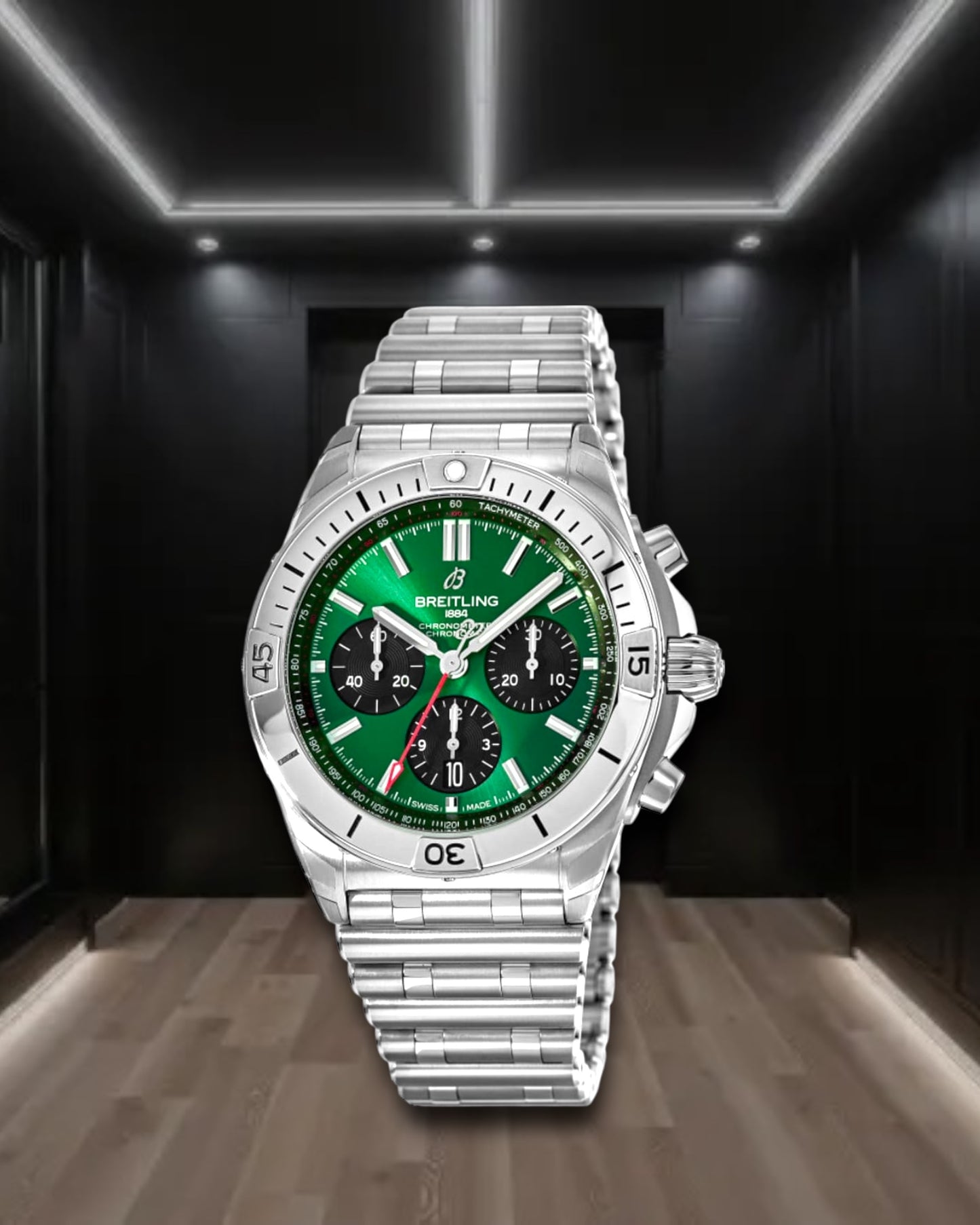 Breitling Chronomat B01 Chronograph Green Dial 42mm