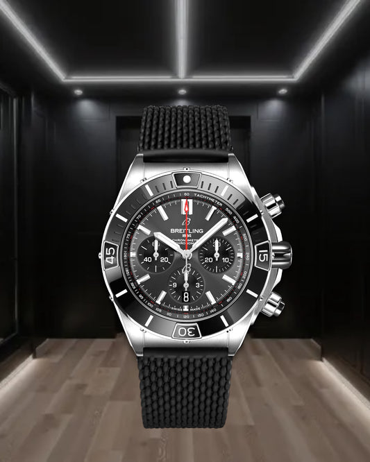 Breitling Super Chronomat B01 Chronograph Black Dial 44mm