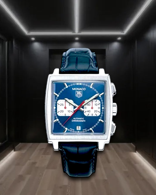 Tag Heuer Monaco Chronograph Blue Dial 39mm