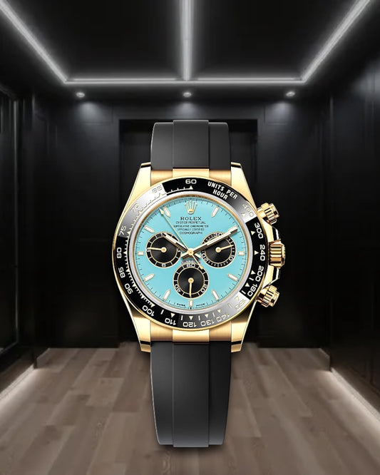 Daytona Cosmograph Oysterflex Gold Tiffany Dial
