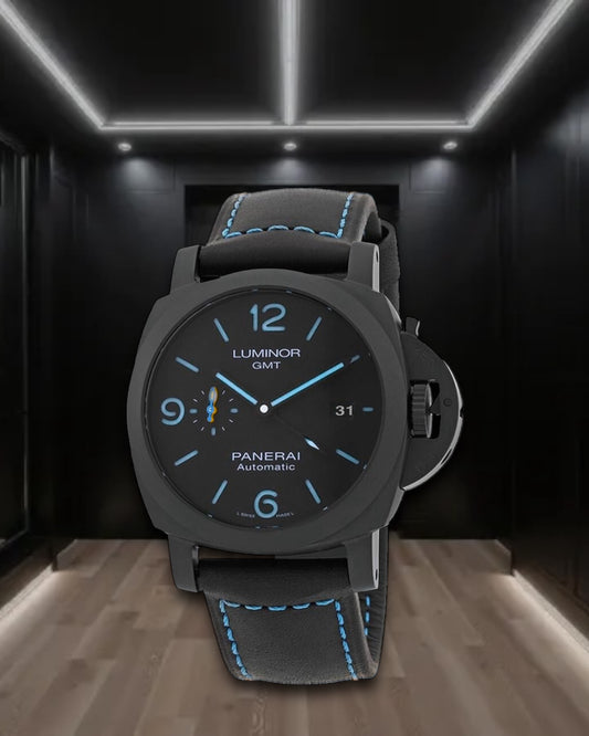 Panerai Lumimor Marina Carbotech Leather Strap 44mm