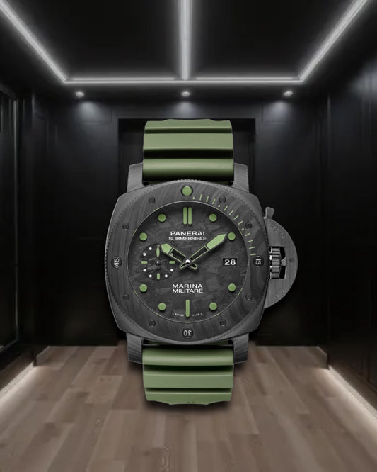 Panerai Submersible Marina Militare Carbotech Green 47mm PAM00979