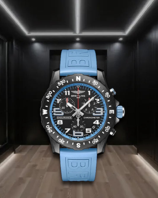 Breitling Endurance Pro Superquatz Light Blue 44mm