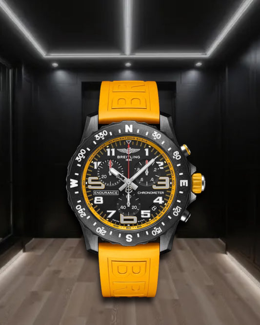 Breitling Endurance Pro Superquatz Yellow 44mm