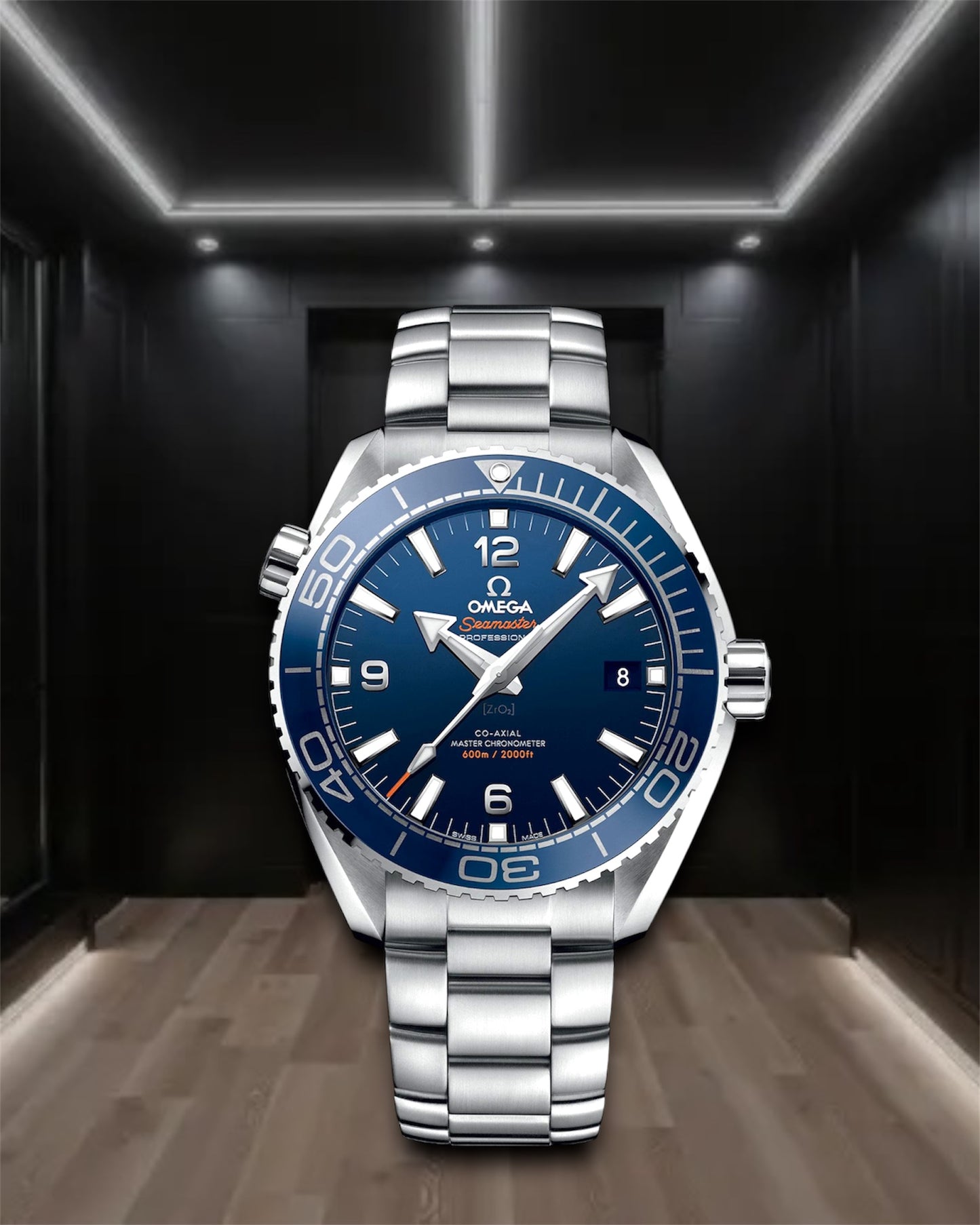 Omega Seamaster Planet Ocean 600M Steel Master Chronometer Blue Dial 43.5 mm