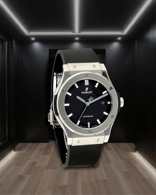 Hublot Classic Fusion Steel Black Dial 565.NX.7170.RX 38mm