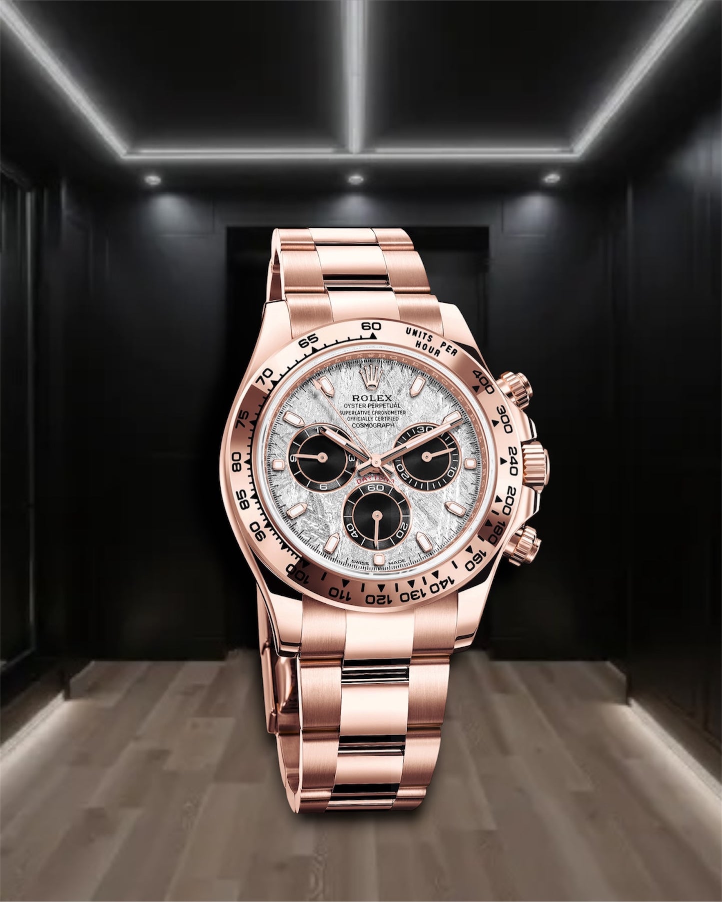 Daytona Cosmograph Everose Gold Meteorite Dial 