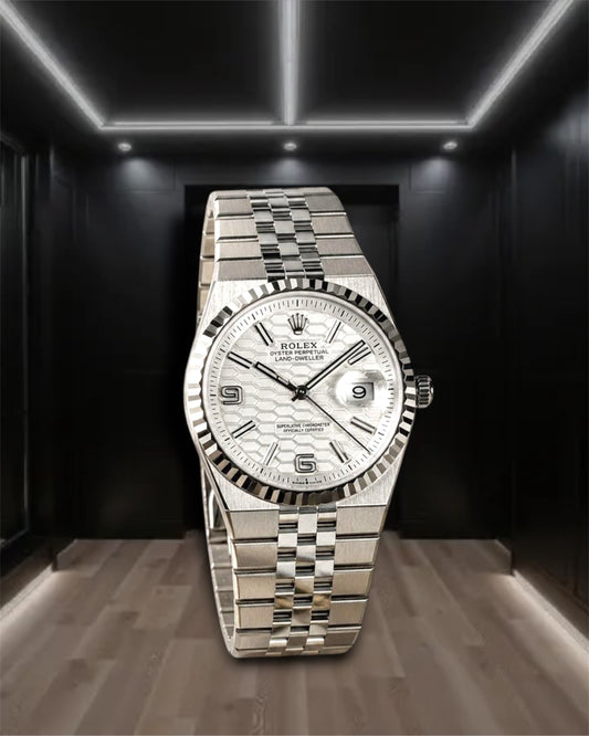 Land Dweller Steel White Dial 36mm