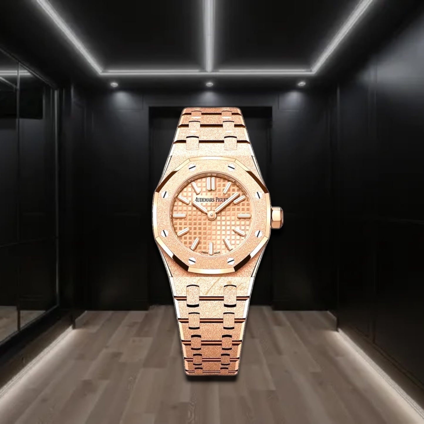 Audemars Piguet Royal Oak Mini Frosted Rose Gold 23mm