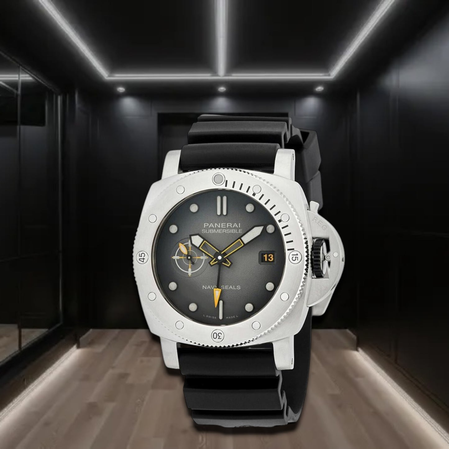 Panerai Submersible DNavy Seals Degradé Anthracite Dial 44mm