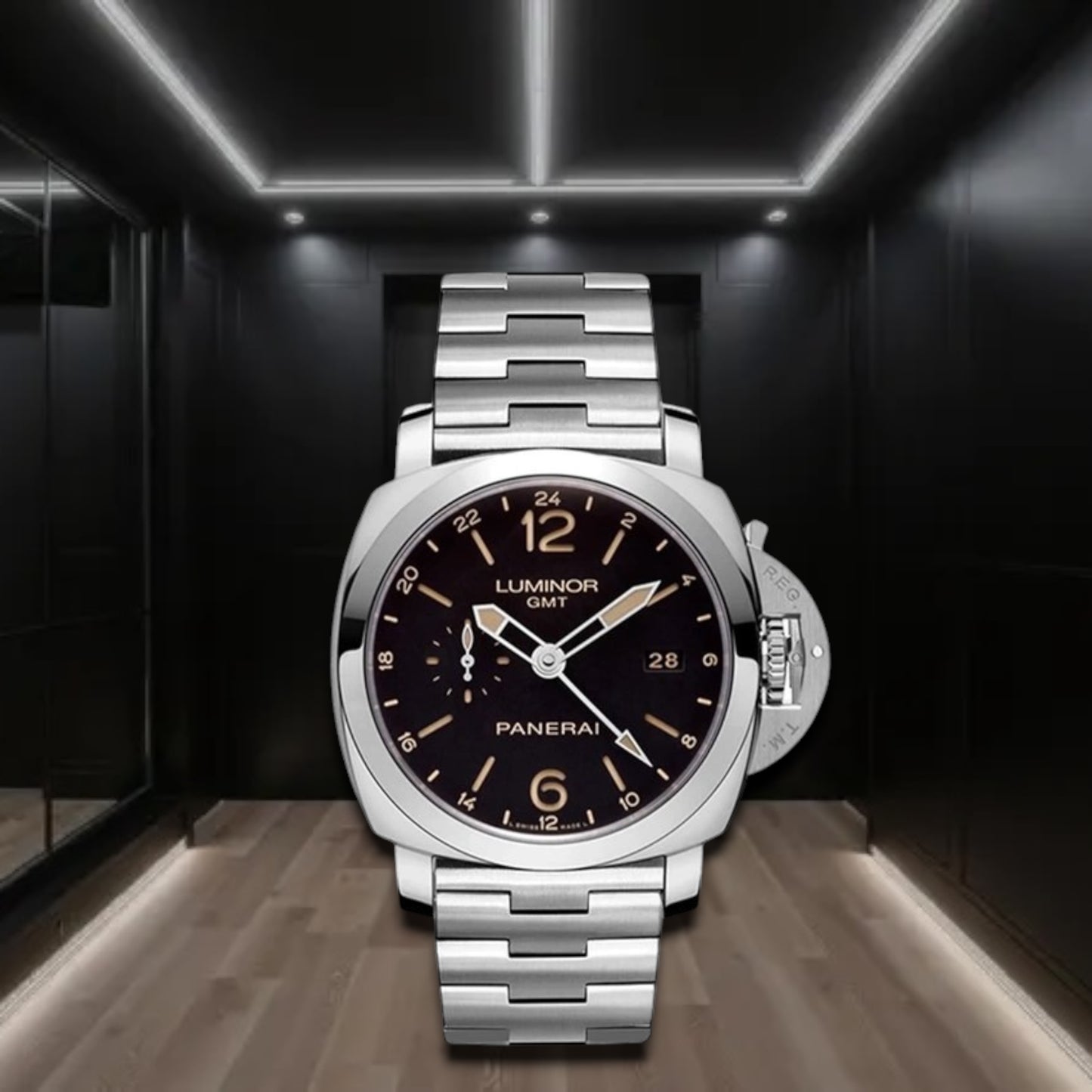 Panerai Luminor 1950 3 Days GMT Automatic Steel  44mm PAM00531