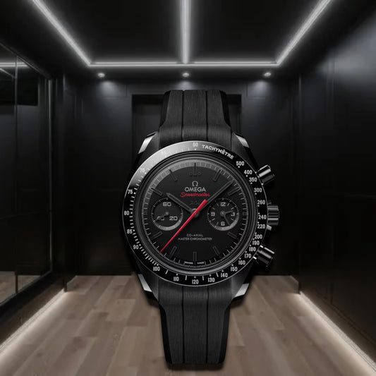 Omega Speedmaster Dark Side Of The Moon Black Ceramic Rubber 44.5mm