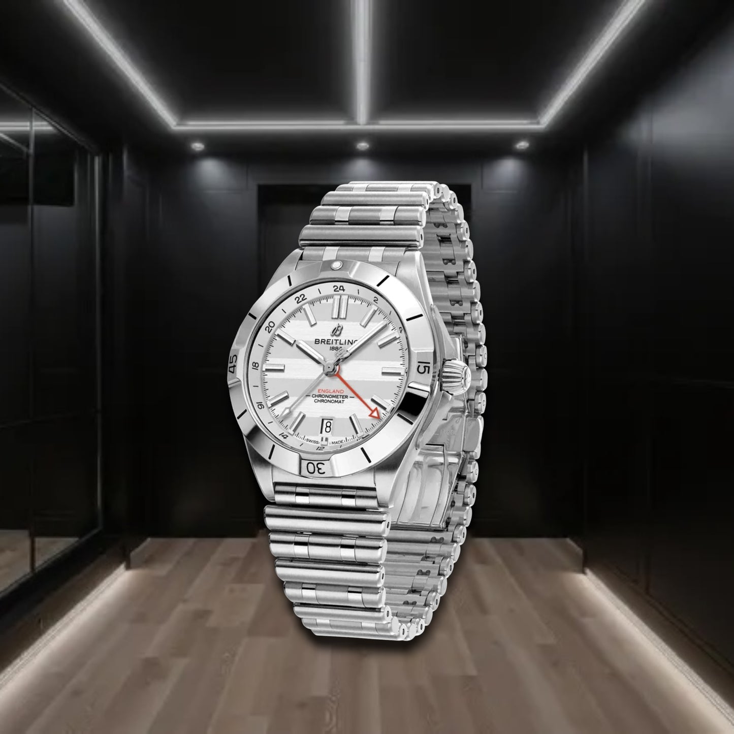 Breitling Chronomat Automatic GMT White Dial 40mm