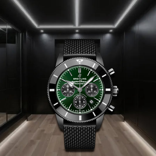 Breitling Superocean Heritage B01 Chronograph Limited Edition Green Dial 44mm