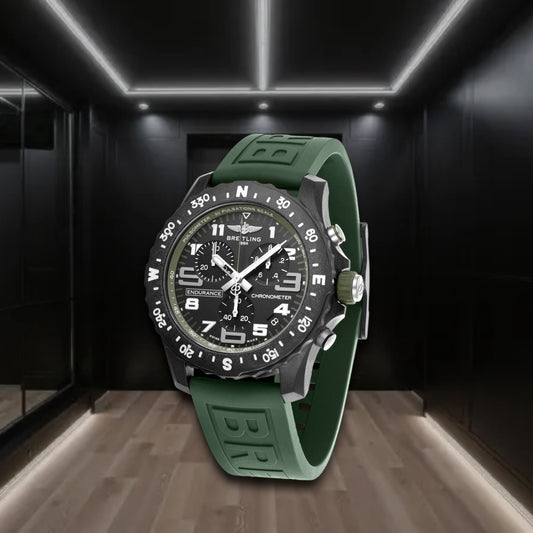 Breitling Endurance Pro Superquartz Forest Green 44mm