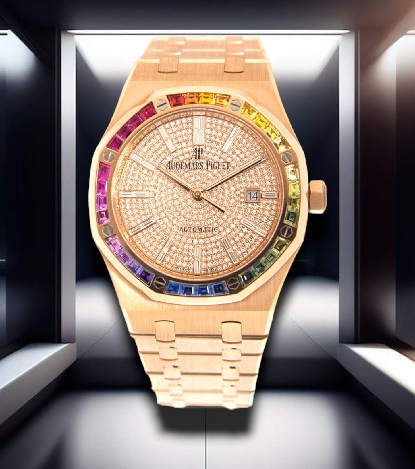 Audemars Piguet Royal Oak Rose Gold Rainbow 41mm