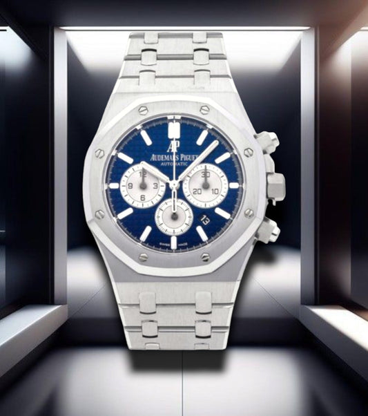 Audemars Piguet Royal Oak Chronograph Steel Blue Dial 41mm 