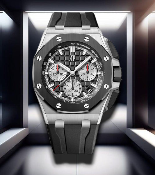 Audemars Piguet Royal Oak Offshore White Chronograph Gray Dial 43mm 