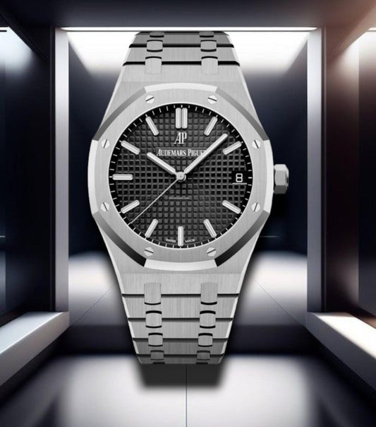 Audemars Piguet Royal Oak Selfwinding Steel Black Dial Dial 41mm