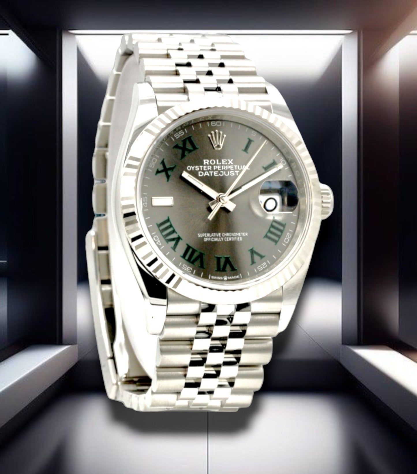 Datejust 41 Steel Roman Wimbledon Jubilee