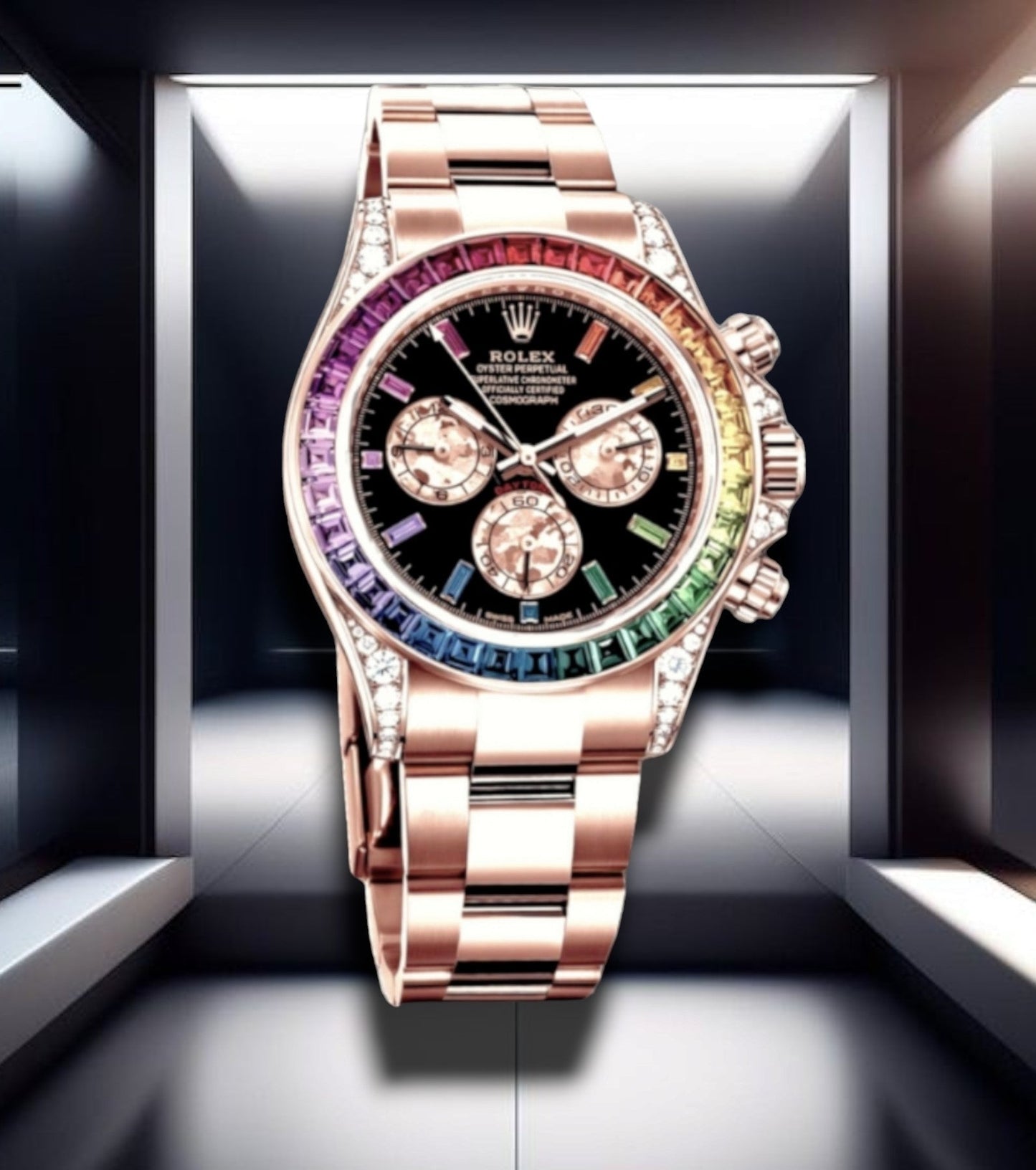 Daytona Cosmograph  Everose Gold Rainbow 40mm