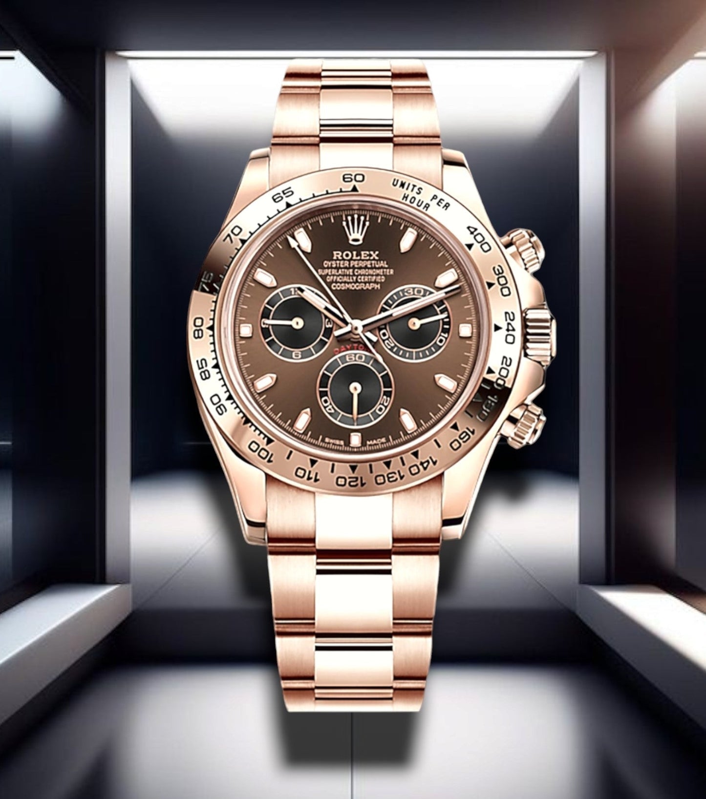 Daytona Cosmograph Everose Gold Chocolate Dial 