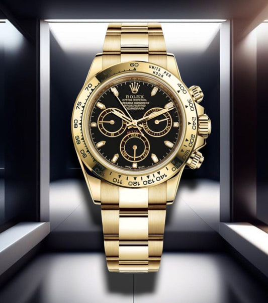 Daytona Cosmograph Gold Black Dial 