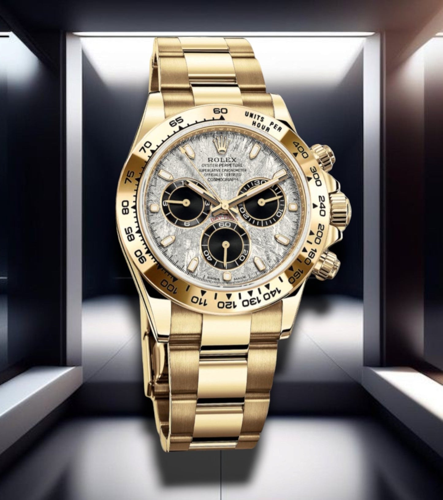 Daytona Cosmograph Gold Meteorite Dial 