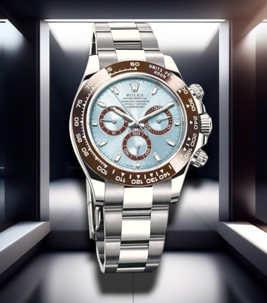 Daytona Cosmograph Platinum Ice Blue Dial 