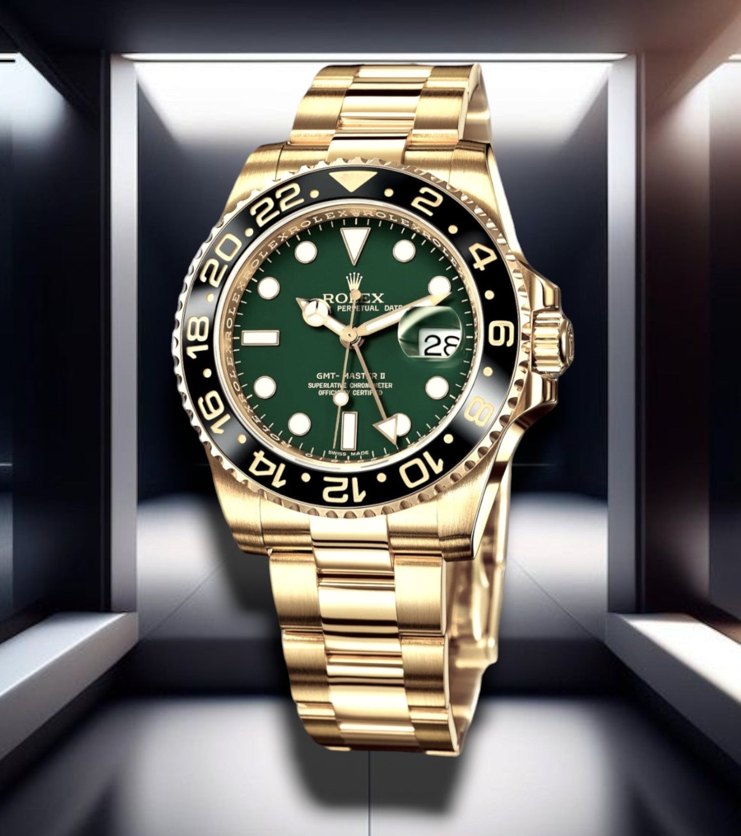 GMT-Master II Green Black Dial 40mm