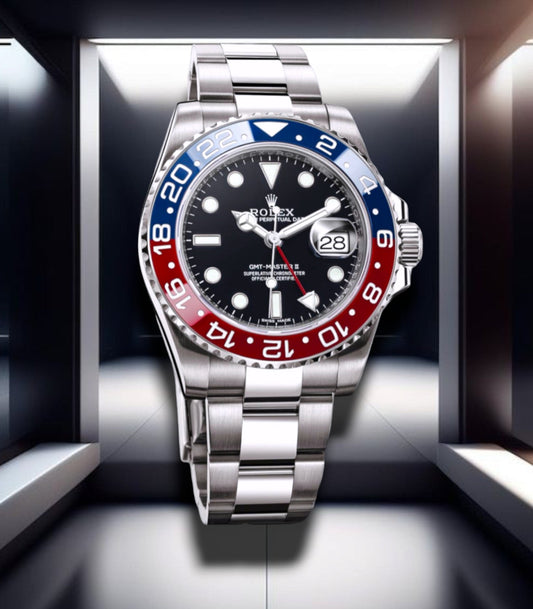 GMT-Master II Pepsi Black Dial Oyster 40mm 