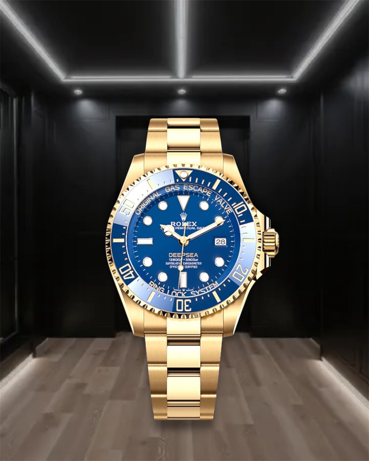 Sea Dweller Deepsea Gold Blue Dial Ceramic Bezel 44mm 2024