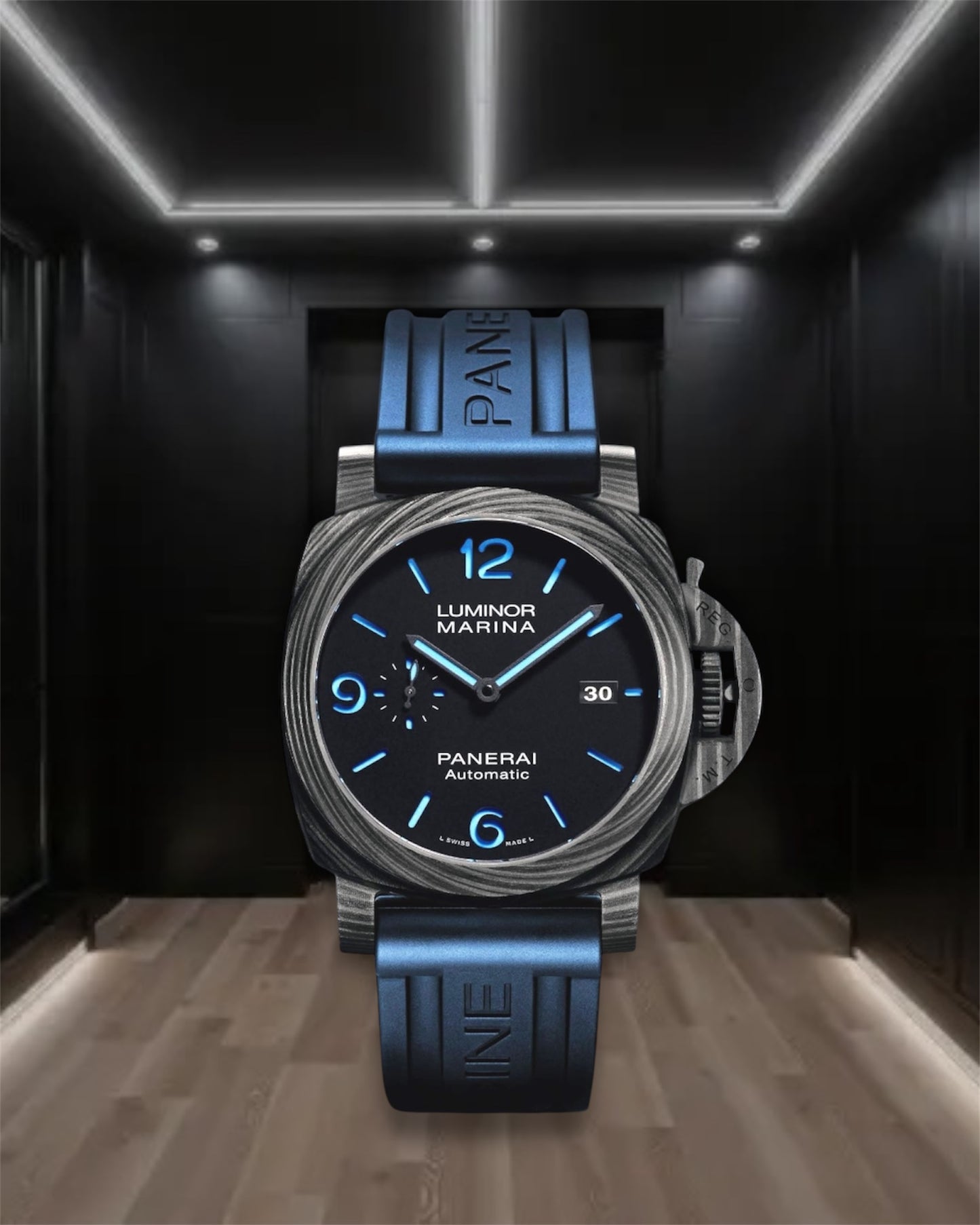 Panerai Luminor Marina Carbotech Blue Strap 44mm PAM1661