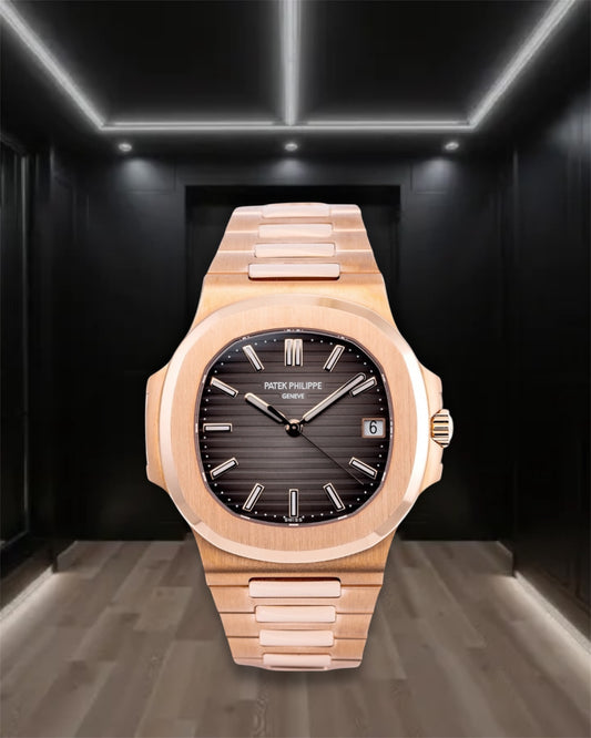 Patek Philippe Nautilus Rose Gold Chocolate Dial 40.5mm