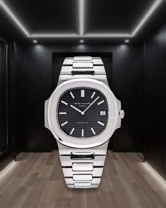 Patek Philippe Nautilus Steel Black Dial 40.5mm
