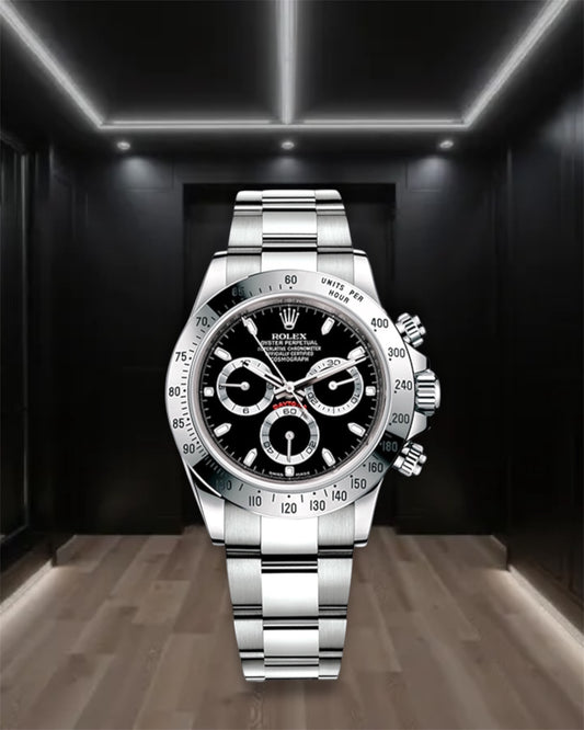 Daytona Steel Black Dial 40mm