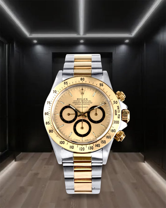 Daytona Cosmograph Two Tone Champagne Dial 40mm