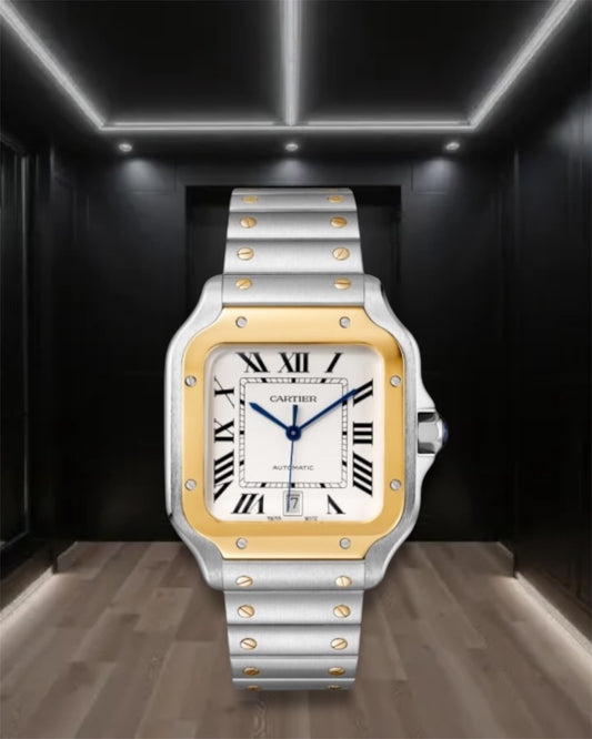Cartier Santos De Cartier Large Steel & Gold 40mm