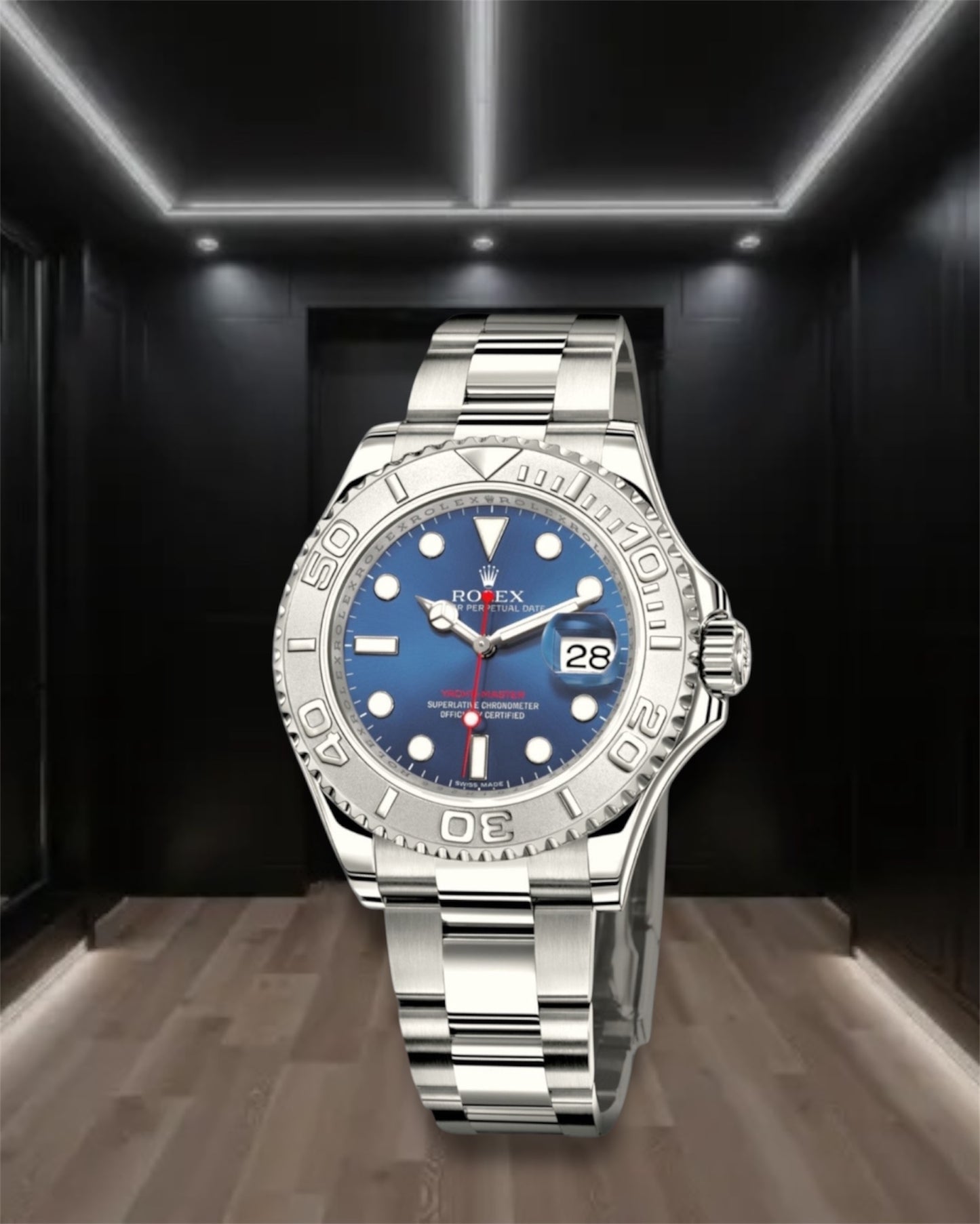 Yacht Master Platinum Blue Dial 40mm