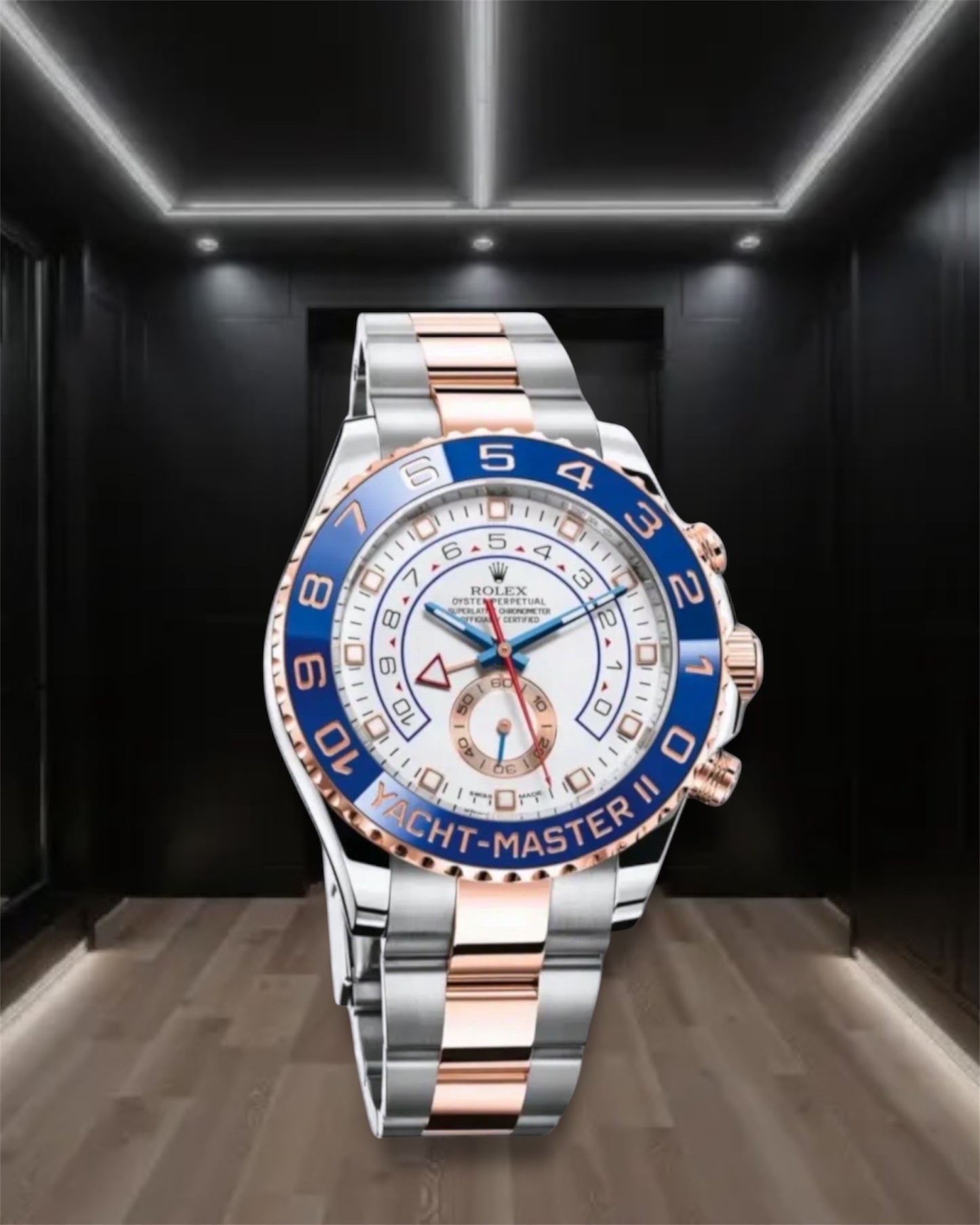 Yacht Master II Regatta Timer Everose Gold / Platinum 44mm