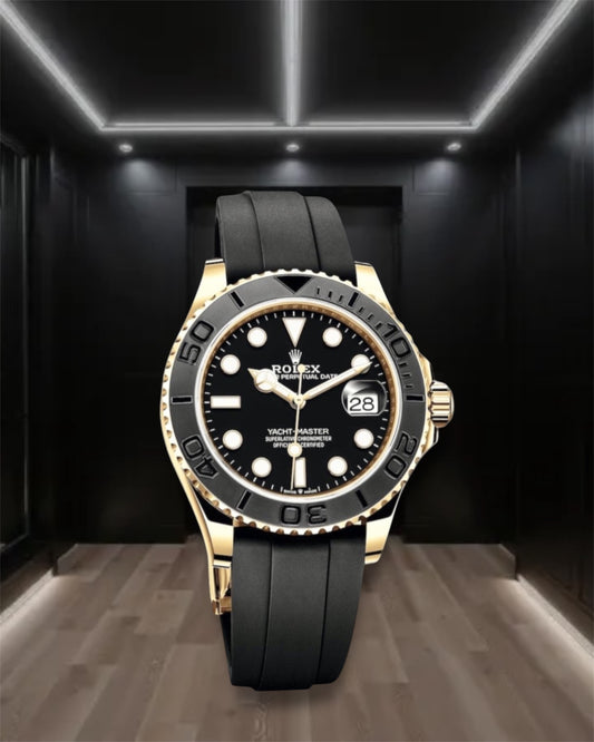 Yacht Master 42 Yellow Gold Oysterflex