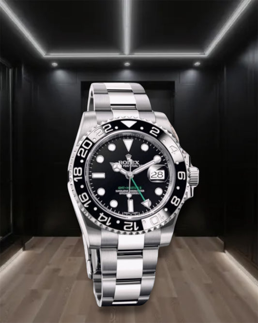 GMT-Master II Steel Black Dial 40mm
