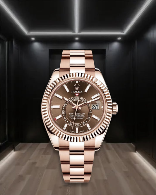 Sky Dweller Rose gold Chocolate Dial 42mm (Copy)