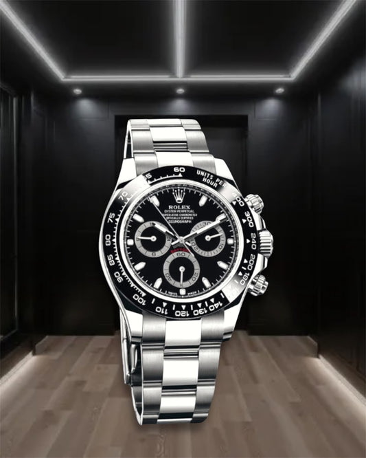 Daytona Cosmograph Steel Black Dial Black Bezel