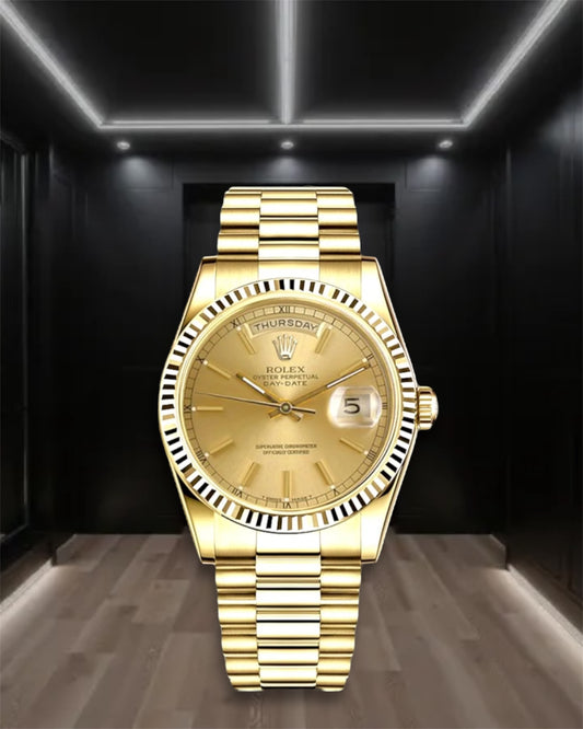 Day-Date Gold Champagne Dial President 40mm